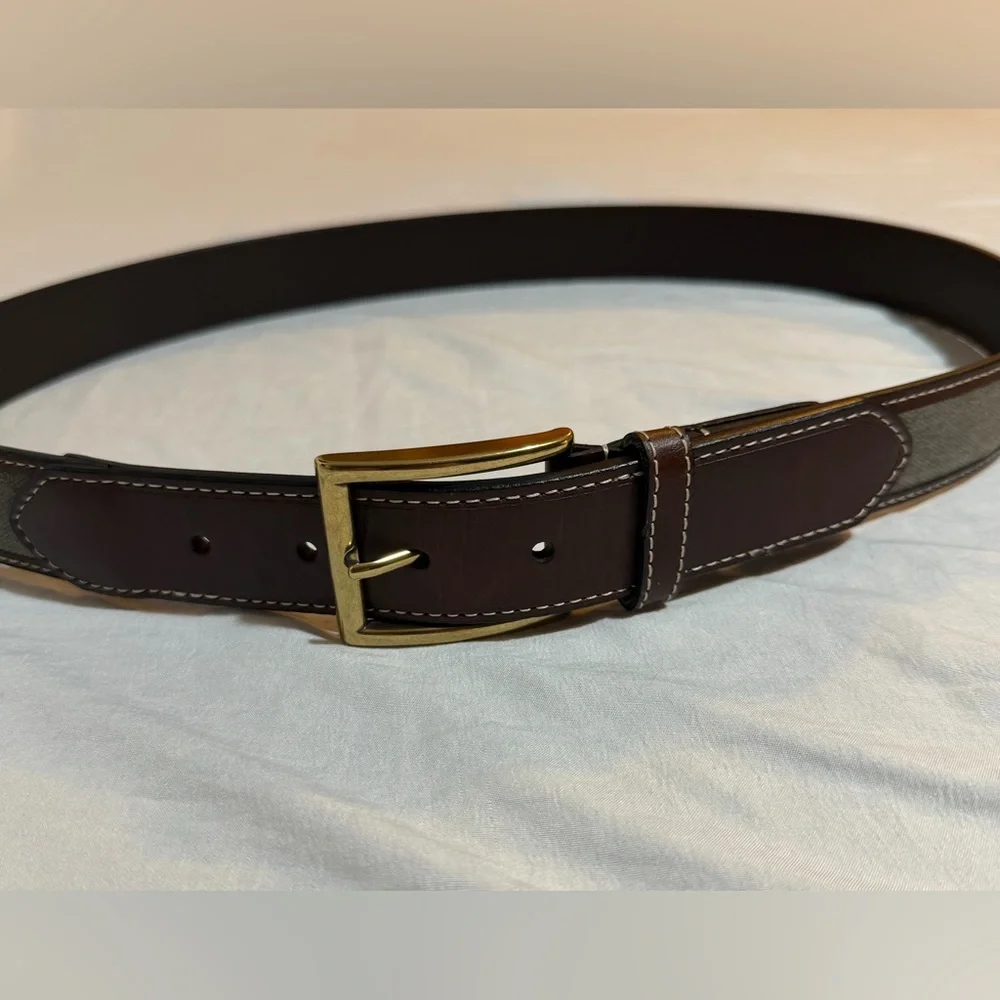 Men's Brown Leather Belt‎ size 38